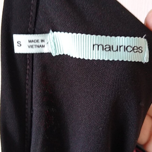 Maurices Sleeveless Shift Dress Black Boho Print - Picture 3 of 8